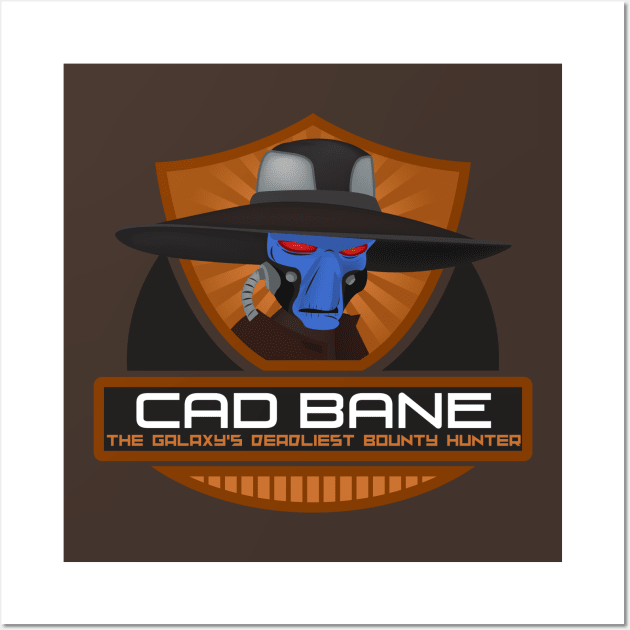 Badge Series: Cad Bane Wall Art by LinearStudios